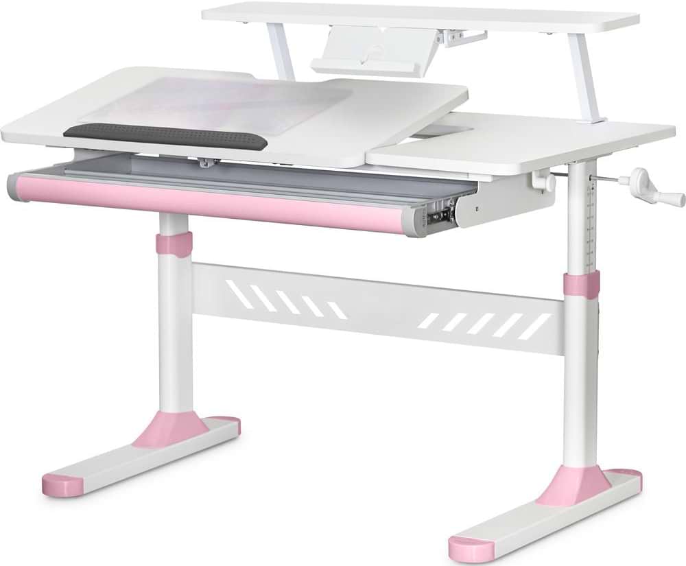 Парта школьная Evo-kids TH-310 W/PN + BD-S30 PN